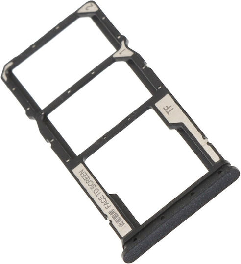 Sim-Kartenfach Xiaomi Redmi 13c 5G Dual-Karten-Version Schwarz