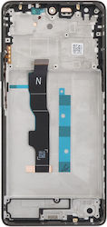 Ersatzbildschirm Für Xiaomi Redmi Note 13 5G Mit Rahmen Und Touch-Mechanismus Graphit Schwarz Ersatzbildschirm Für Xiaomi Redmi Note 13 5G Mit Rahmen Und Touch-Mechanismus Graphit Schwarz
