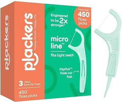 Plackers Ață dentară cu mâner 450 buc