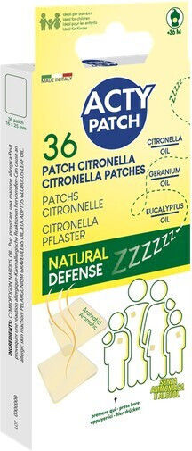 Acty Autocolante Insecte Repelente Potrivite Pentru Copii 36 Bucăți