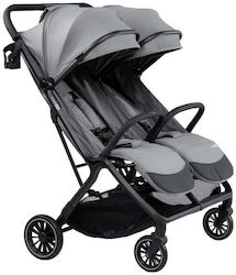 FreeOn Twin Plus Double Stroller Suitable for Newborn Grey FreeOn Twin Plus Double Stroller Suitable for Newborn Grey