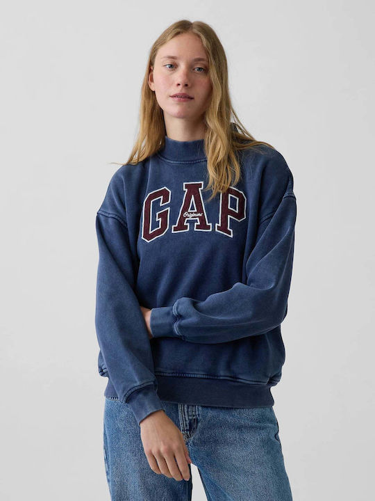 GAP Long Women's Sweatshirt Navy Blue