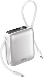 MLK+ LX17 Външна батерия 10000mAh 22.5W с USB-C...