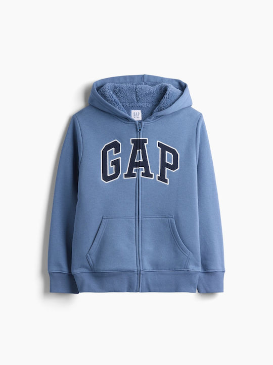 GAP Fleece Παιδική Φούτερ Ζακέτα με Κουκούλα κα...