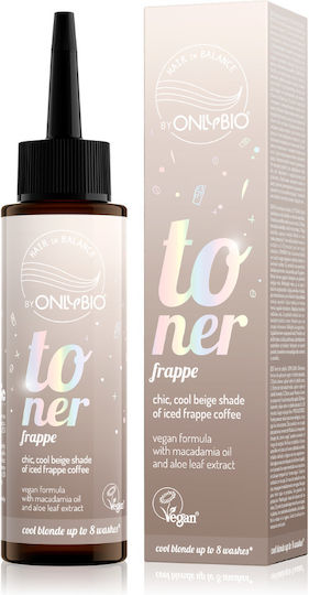 Hair Toner, Vegan, Ammonia & Hydrogen Peroxide Free, Frappe, Cool Blonde/Beige Shade, 100ml