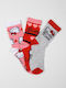 Superheroes Kindersocken Grau Melange 3er-Pack