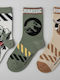 Superheroes Kids' Beige Socks 3 Pairs