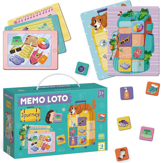 Επιτραπέζιο Παιχνίδι Memo Lotto για 2-4 Παίκτες 3+ Ετών (EN) Dodo