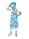 Tiseco Aqua Kids Blue Kitchen Apron 4 Pieces