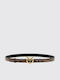 Leather Women's Belt Purple
