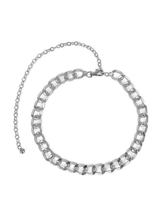 FantazyStores Women's Chain Belt Silver
