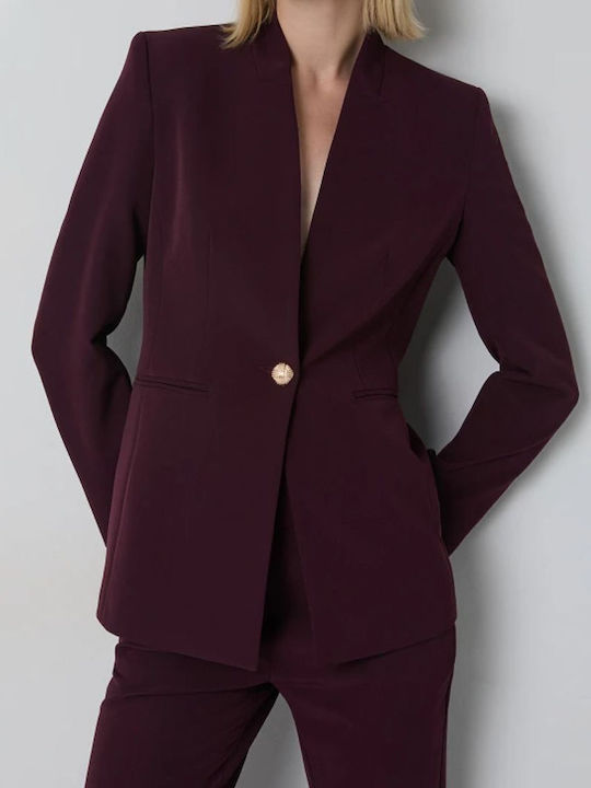 BSB BSB Damen Blazer Burgundisch
