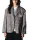 Woodbird Sacou Dama Lung Negru-Bej 2635-900-Black-Grey