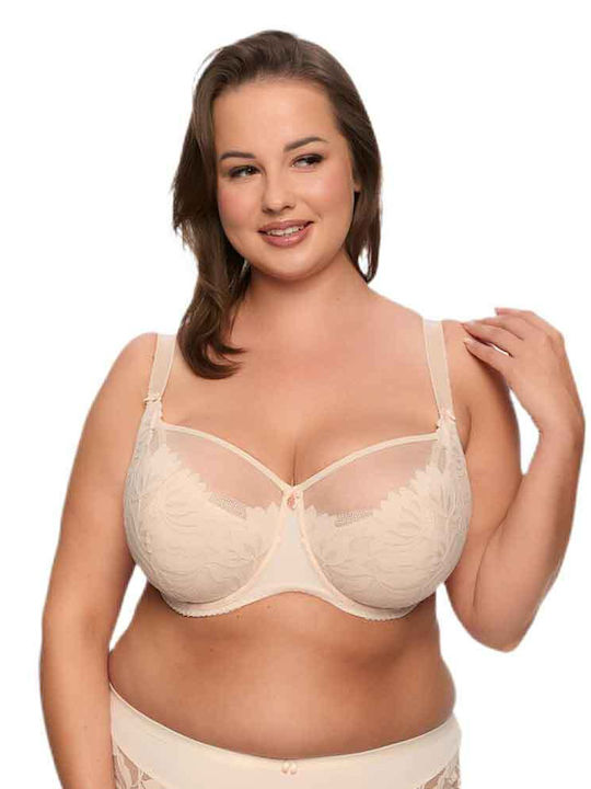Gaia Maxi Beiges Minimizer Büstenhalter mit Bügel