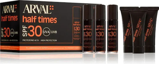 Arval Halbe Zeiten Schnelles Bräunungsflasche + Tube Set Beschleunigendes Bräunungssatz