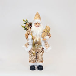 Golden Christmas Santa 30cm