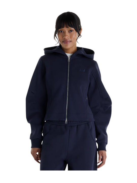 Langes Damen Jacke für Winter Blau