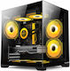 ProGaming Amber Gaming Midi Tower Carcasă PC cu Deschidere Laterală și Iluminare ARGB Negru