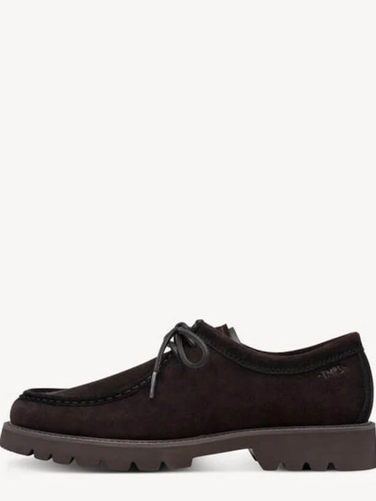 Suede Men's Casual Shoes Brown