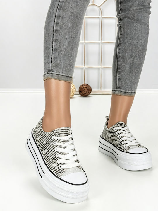 Adidași Flatforms Pentru Femei Negri