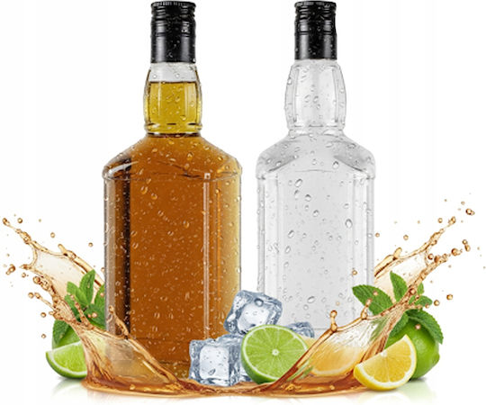 Bimberek Wein-/Getränkeflaschen Daniel 500ml Whisky Brandy Bourbon 0,5l Glasflasche