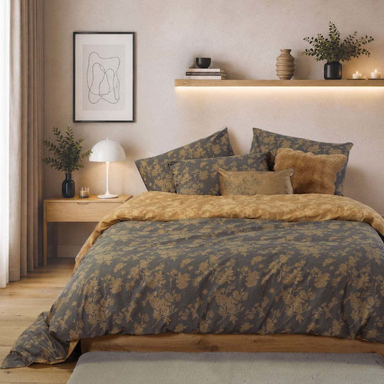 Nef-Nef Homeware Dream Комплект Чаршафи King Size с Еластична лента 270x270+35см Екрю (4бр)