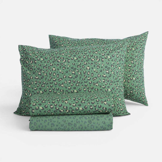 Nef-Nef Homeware Wild Комплект Кралица 4 Броя 240x270см Зелен Nef-Nef Homeware Wild Комплект Кралица 4 Броя 240x270см Зелен
