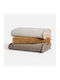 Nef-Nef Homeware Акр-bamb-пол Decore Покривка за триместен диван Chenille 170x300см Екрю