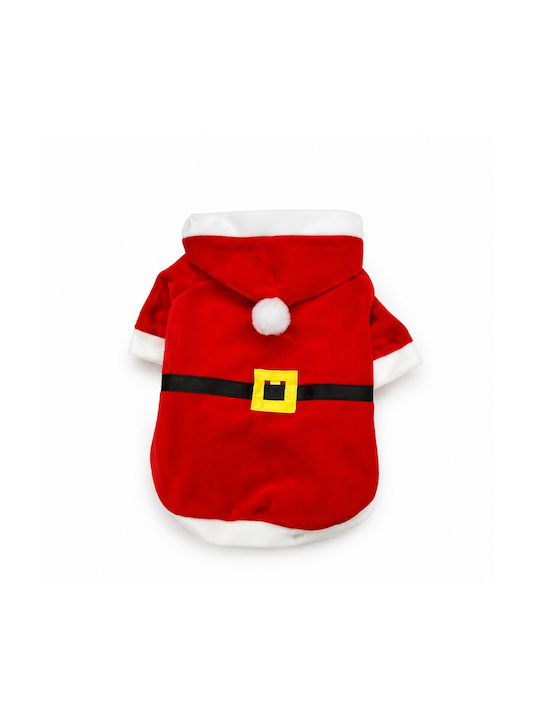 Santa Claus Costume Small Dogs Red