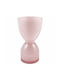 Dekorative Glasvase Rosa 14xH23cm