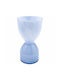 Dekorative Glasvase Ecru 14xH23cm
