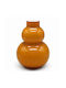 Dekorative Glasvase Orange 13,5xH19cm
