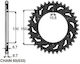 Κορώνα Κίνησης Πίσω Μοτοσυκλέτας Sunstar Jtr859-40
