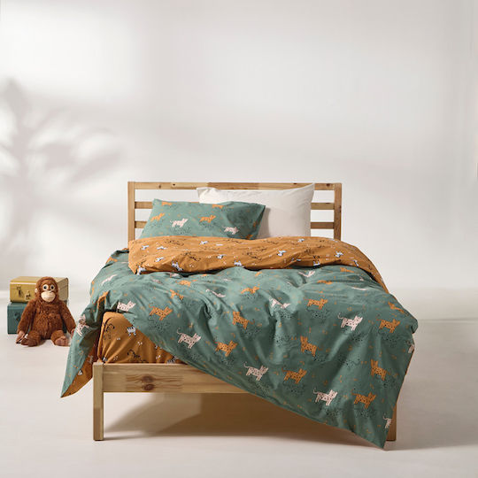 Kentia Σετ Σεντόνια Ημίδιπλα Βαμβακερά Asmara 190x270cm 3τμχ