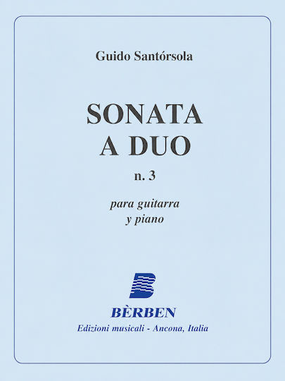 Santorsola Sonata A Duo N.3 Para Guitarra Piano