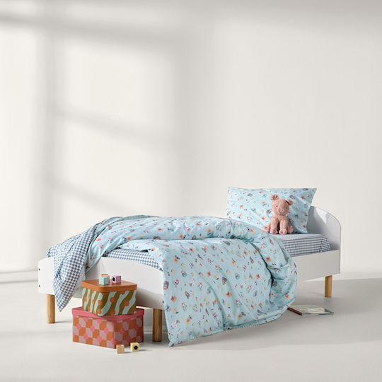 Kentia Σετ Σεντόνια Μονά Βαμβακερά Roomy 160x245cm 3τμχ