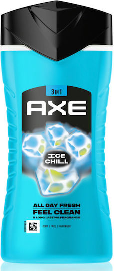 Axe Ice Chill Toning Shower Gel with Mint Scent for Men 400ml