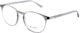 El Greco 9288 C4 Unisex Acetate Round Prescription Eyeglass Frames Transparent Grey