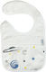 Bunny Bebe Fabric Baby Bib Space