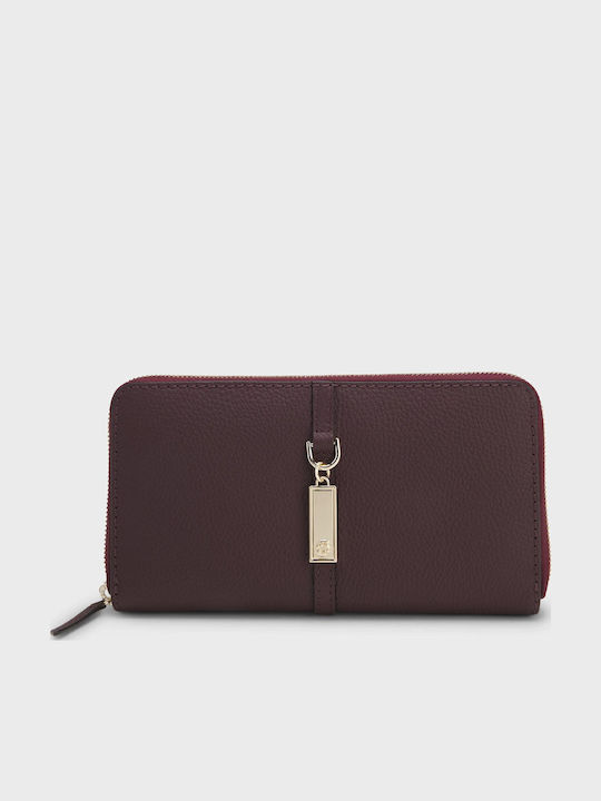 Boss Ameline Leather Women's Wallet Burgundy