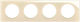 Celiane Frame 4 Positions Ivory