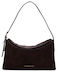 Leather Women's Shoulder Bag Suede Brown