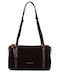 Leather Women's Shoulder Bag Suede Brown