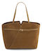 Revers Leder Damen Tote Tasche Wildleder Puro