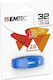 Emtec Farbmischung 32GB USB 2.0 USB-Stick Blau