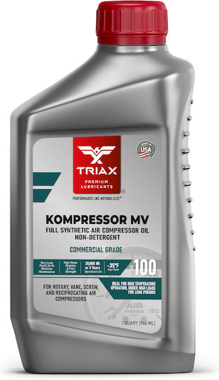 Ulei Complet Sintetic Aer Compresor Triax Kompressor Mv Iso 100 946 Ml