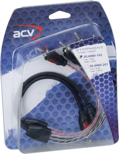 Set Cablu Acv Symphony Y 1m/2t