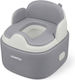 Relaxdays Toaletă cu capac Alb până la 30kg