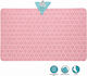 Bathtub Mat with Suction Cups Pink 43x75cm