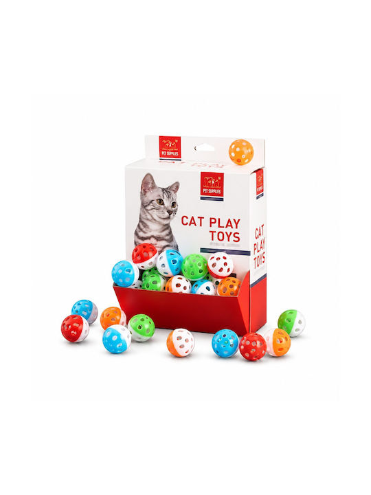 Cat Toy Set 60 Colorful Balls Bell